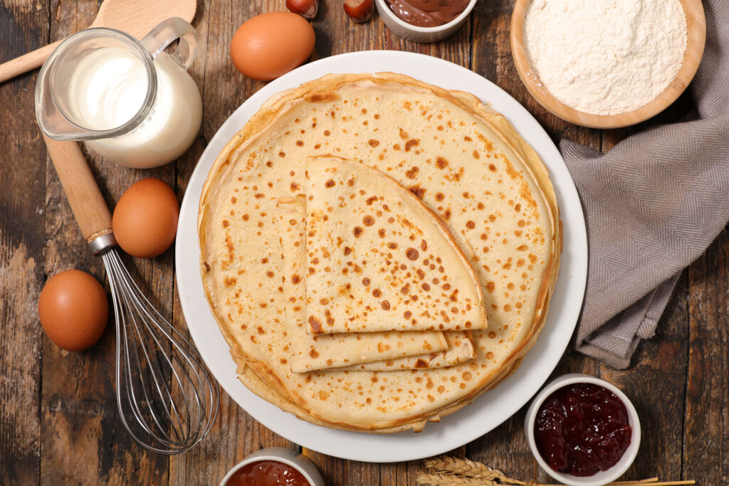 Omelletten zubereitet aus GustOvo-Eiern